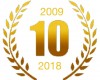 Logo 10 anni di Cipro Nord